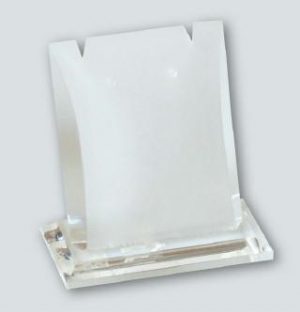 22820 pleksi podstavek za uhane, verižico (52 x 25 x 60 mm)