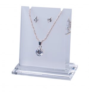 22821 pleksi podstavek za uhane (75 x 32 x 80 mm)