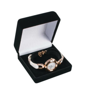 18340 pliš embalaža za zapestnico, obroč, uro (92 x 92 x 54 mm)