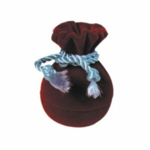 18726 pliš embalaža MOŠNJIČEK za prstan, uhane, obesek (50 x 50 x 70 mm)