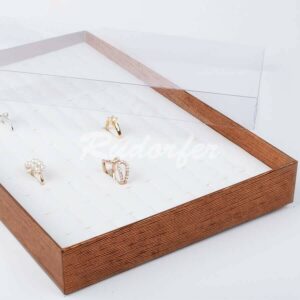 211390 pladenj karton s vložkom za prstane , uhane s pvc pokrovom (297 x 187 x 34 mm)