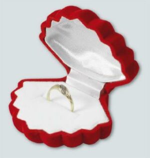 18604 pliš škatlica za prstan (69 x 57 x 34 mm)