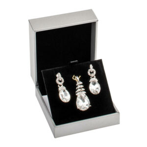 14420 luksuzna embalaža za uhane, obesek, verižico (66 x 70 x 35 mm)