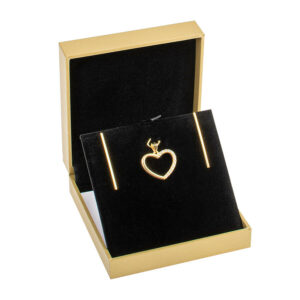 14450 luksuzna embalaža za uhane, obesek, verižico (86 x 91 x 30 mm)