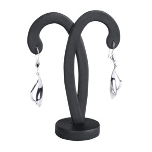 214300 podstavek za uhane v imitaciji usnja (93 x 40 x 110 mm)