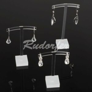 22407 pleksi podstaveek za uhane -3 delni (70 x 30 x 90 mm+ 70 x 30 x 115 mm + 70 x 30 x 130 mm)